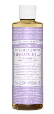 Dr Bronners Lavender Pure Castile Liquid Soap 240ml